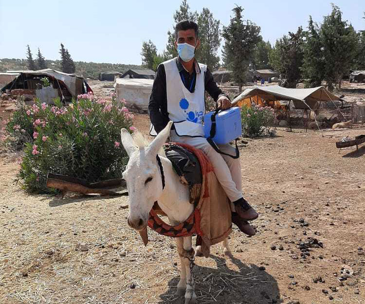 انتهاء حملتنا الناجحة للتطعيم ضد شلل الأطفال في شمال غرب سوريا هذا الصيف