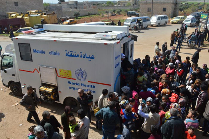  WHO is providing urgent health services in response to displacements from Afrin