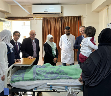 WHO Egypt and the UK strengthen collaboration to support Palestinian patients in Egypt