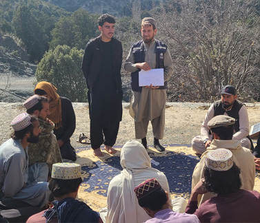 Community health workers engage with villagers to build trust and improve health outcomes