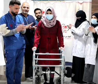 Long-term rehabilitation for earthquake survivors in north-west Syria