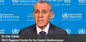 الدكتور علاء الدين العلوان مدير منظمة الصحة العالمية الإقليمي في رسالة بالفيديو حول فيروس زيكا