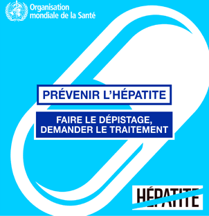 L'image nous montre l'affiche de la Journée mondiale contre l'hépatite 2015