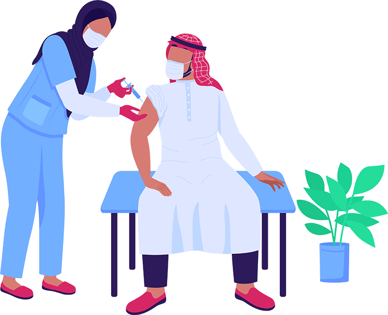 Pre hajj vaccination
