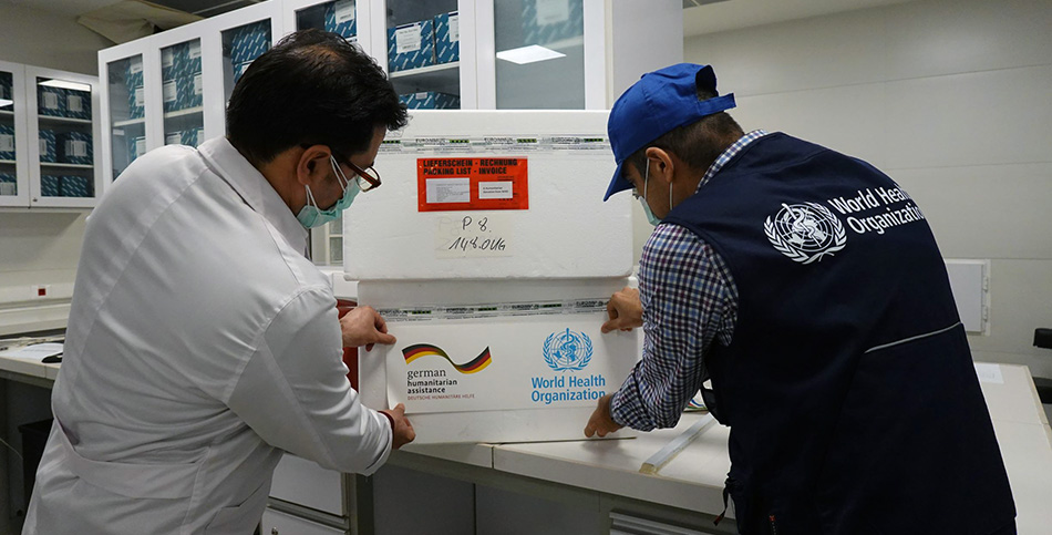 WHO delivers SARS-CoV-2 kits for research at Tehran’s Pasteur Institute