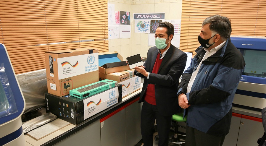 WHO delivers 6 advanced genomic sequencing machines to 3 reference centres in Islamic Republic of Iran