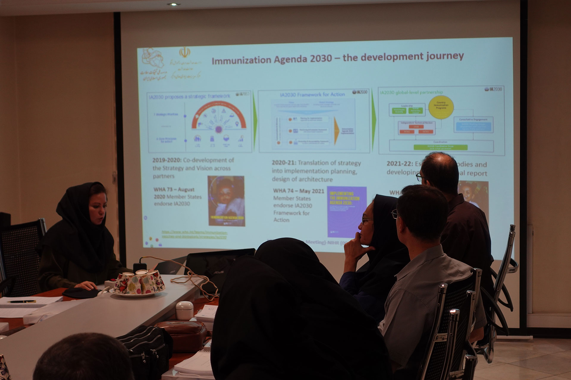 WHO participates in a consultative workshop to develop Iran's National Immunization Strategy