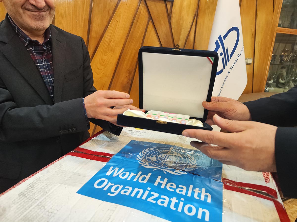 WHO facilitates the procurement of vaccine vial monitors for the Islamic Republic of Iran