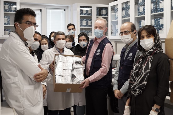 WHO sends more COVID-19 test kits to Islamic Republic of Iran