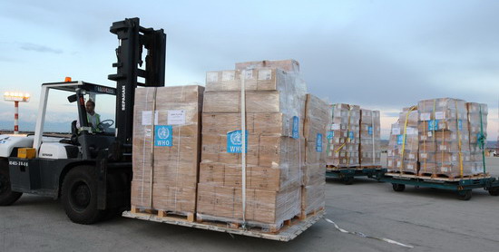 WHO delivers 3 tons of personal protective equipment to Islamic Republic of Iran