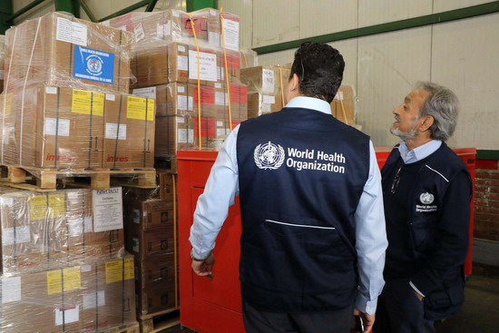 WHO airlifts medical supplies for flood response in Islamic Republic of Iran