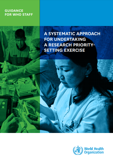 A systematic approach for undertaking a research priority setting exercise