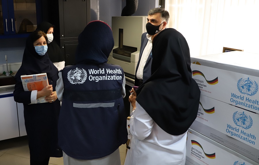 WHO helps boost national diagnostic capacity in Islamic Republic of Iran by equipping National Influenza Centre with IT devices