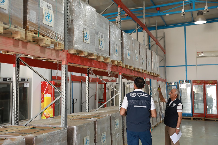 WHO delivers rapid antigen tests for COVID-19 to Iraq