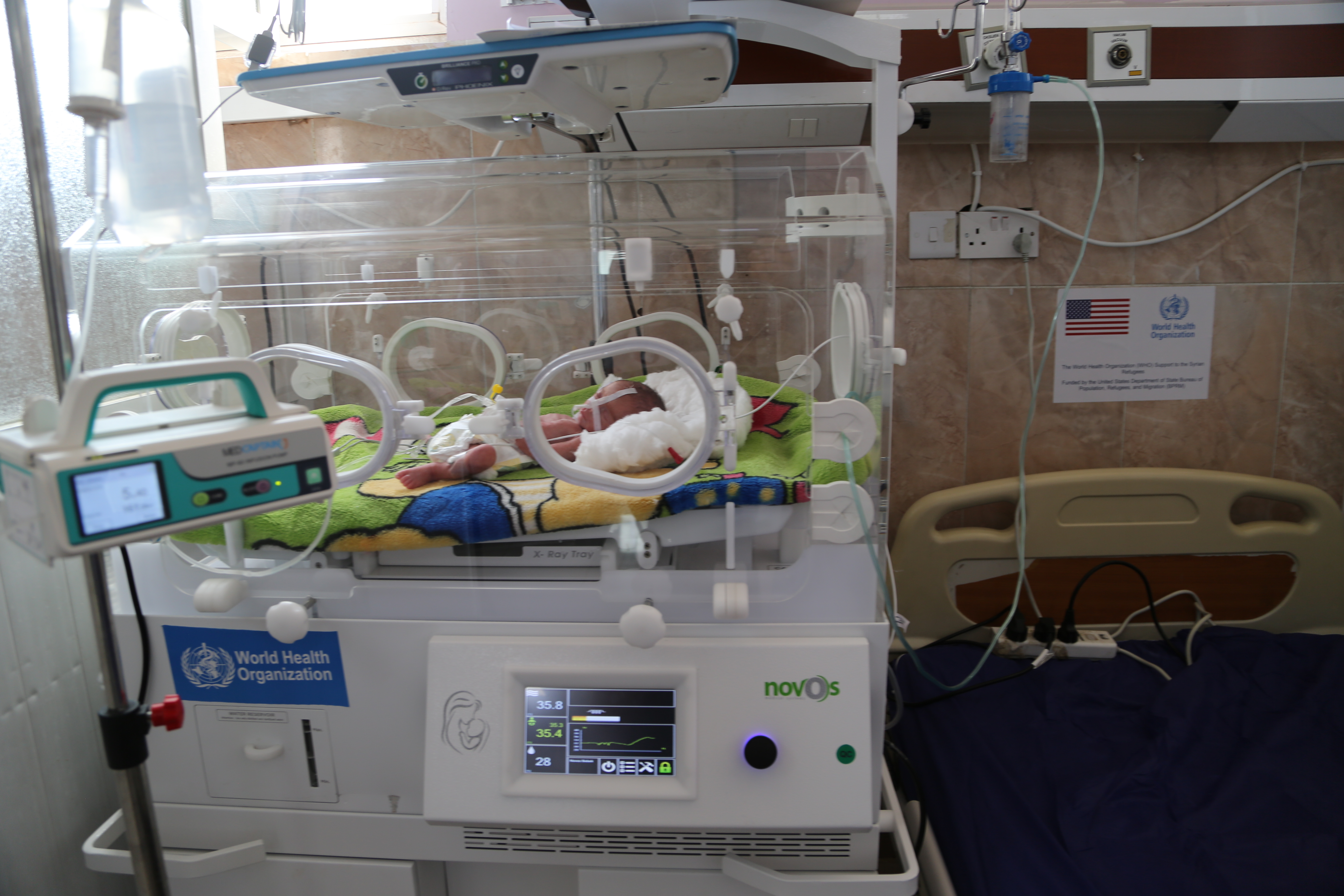 WHO support to paediatric and neonatal semi-intensive care units in Raparin Paediatric Hospital in Erbil