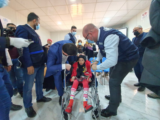 WHO maintains support to conflict-affected communities in Ninewa with delivery of 150 wheelchairs