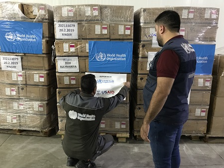 WHO provides Sulaymaniyah with urgent medical supplies to respond to cholera outbreak