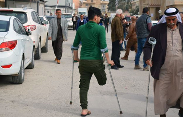 ذوي الاحتياجات الخاصة قي الموصل – محافظة نينوى- حزيران 2018.