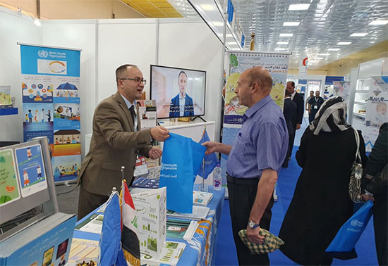 WHO reaches thousands of Iraqis with health education messages during the 2019 Iraq Health Expo