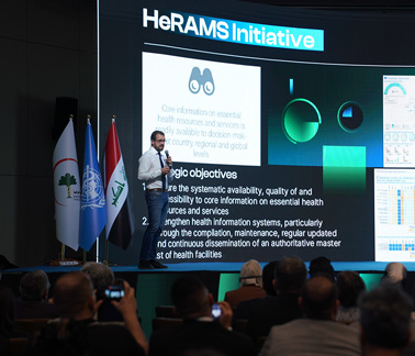 HeRAMS capacity-building workshop in Iraq to empower the health workforce and speed up progress in health service delivery and emergency response.