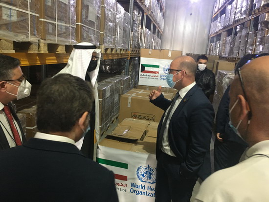 WHO supports COVID-19 response in Kurdistan with allocation of US$ 1 million for medical supplies and materials