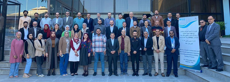 A group photo of the participants during the training. Photo credit: WHO/WHO Country Office in Iraq