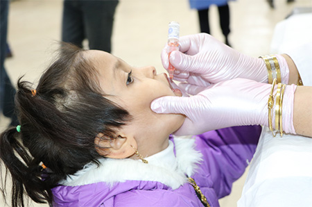  منظمة الصحة العالمية ووزارة الصحة تكثفان جهودهما للحفاظ على العراق خالياً من شلل الأطفال