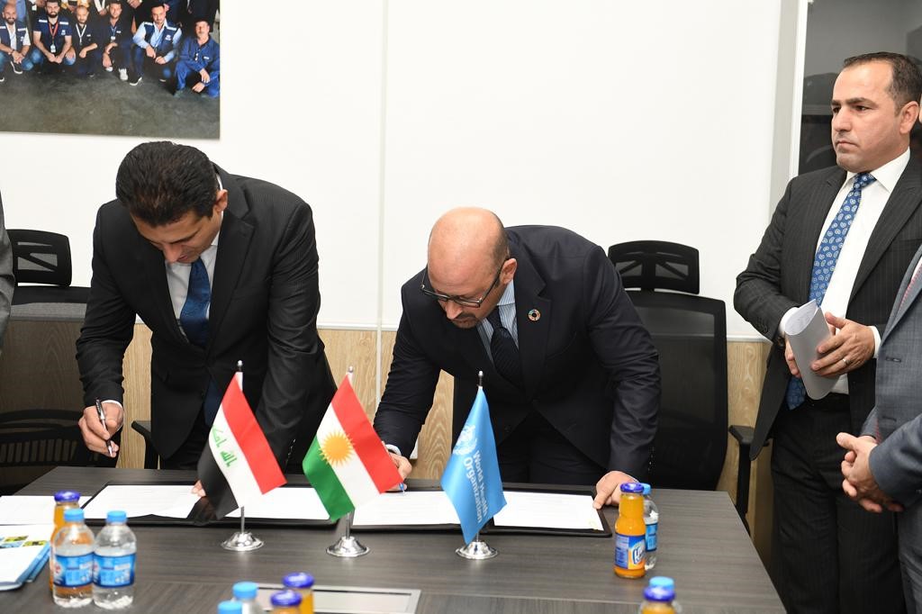 1.	WR Iraq Dr. Adham Abdel Moneim (left) hands over the donated ambulances’ keys to Minister of Health of Kurdistan Region Dr. Saman Barzanji. February 17, 2020