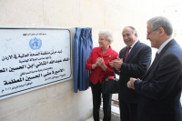 High-level dignatories inaugurate a new, state-of-the-art, WHO environmentally-friendly building, located in the city of Amman