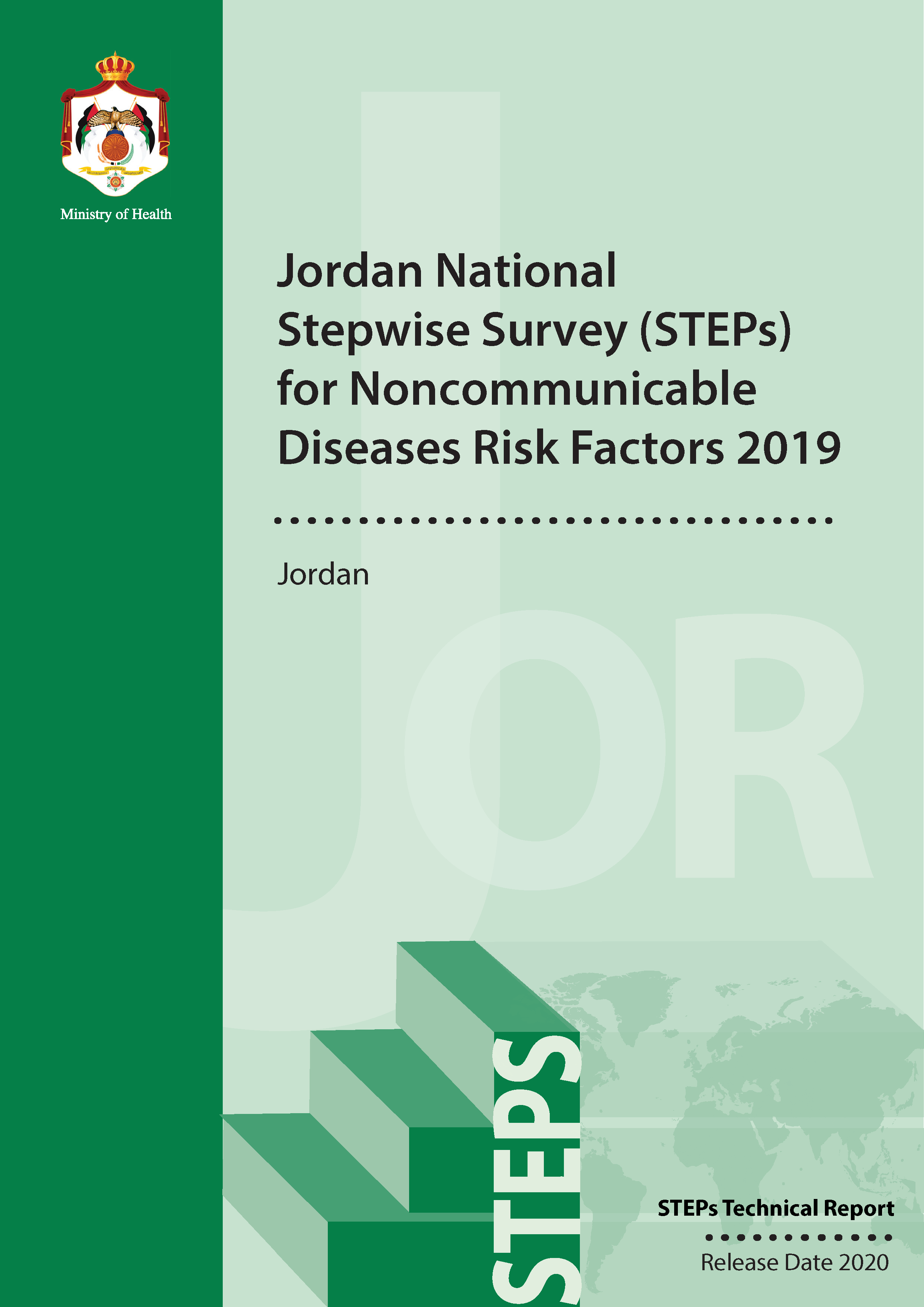Results of Jordan National STEPwise Survey (STEPs) of noncommunicable diseases and their risk factors 2019