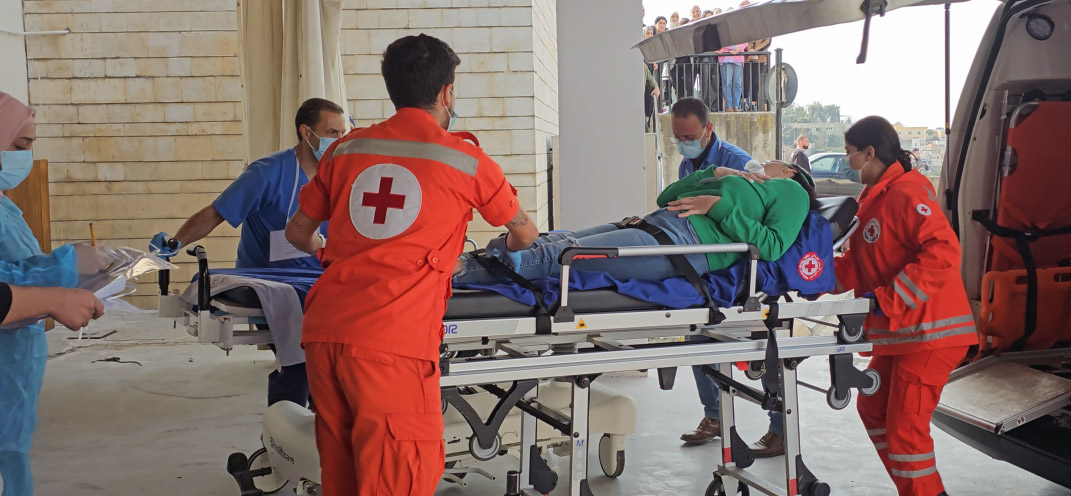 An emergency drill to enhance the readiness of Sibline Governmental Hospital