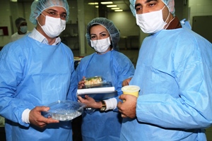 Health inspectors during the food safety training