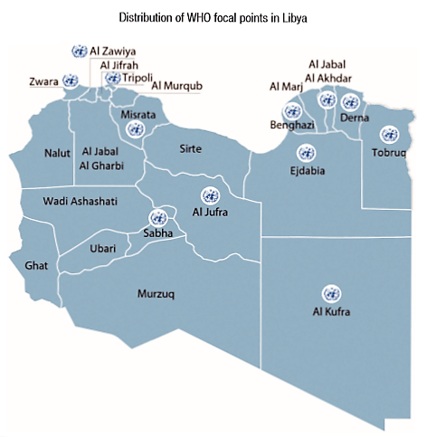 WHO presence in Libya