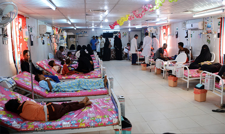 حوالي 16.4 مليون شخص في اليمن بحاجة ماسة لخدمات الرعاية الصحية