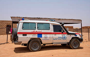 Grâce au soutien de la Direction générale pour la protection civile et les opérations d'aide humanitaire européennes de la Commission européenne (ECHO), sept ambulances ont été fournies aux autorités sanitaires de Khartoum pour faciliter le transport des patients vers les établissements de santé au sein des localités. 21/04/2022 @WHO / Lindsay Mackenzie