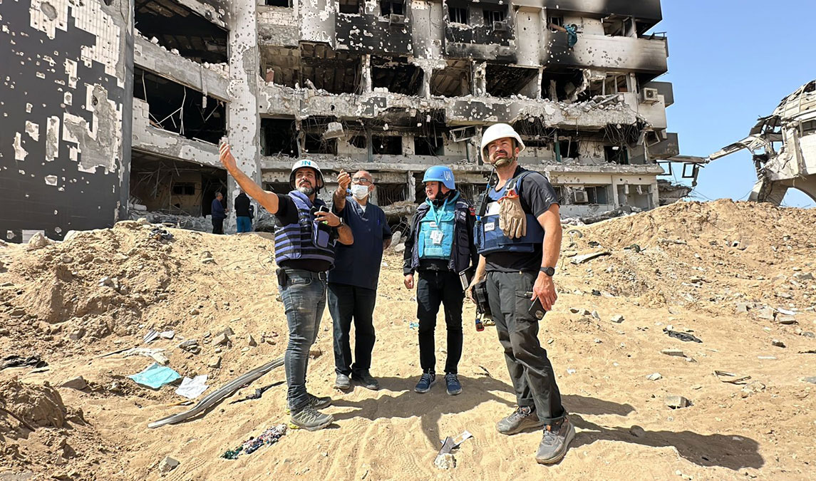 Six months of war leave Al-Shifa hospital in ruins, WHO mission reports 