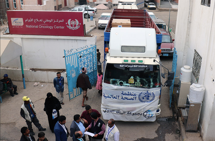 منظمة الصحة العالمية تستجيب لأزمة رعاية مرضى السرطان في اليمن