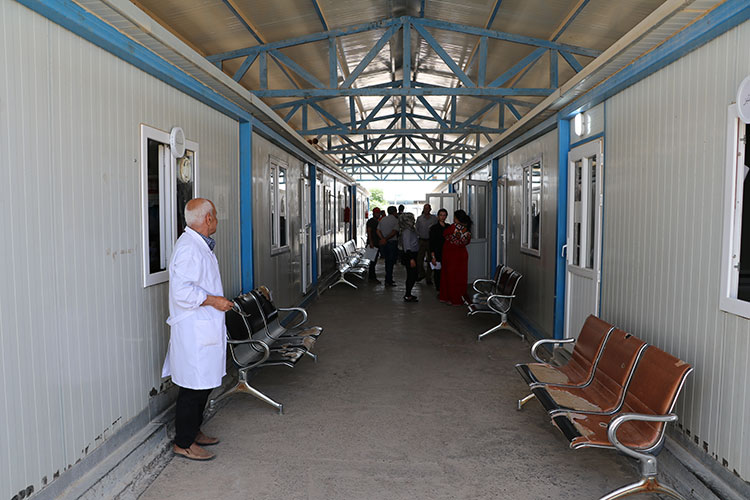 عيادة مخيم داراشكران، صورة من منظمة الصحة العالمية - يونيو 2019