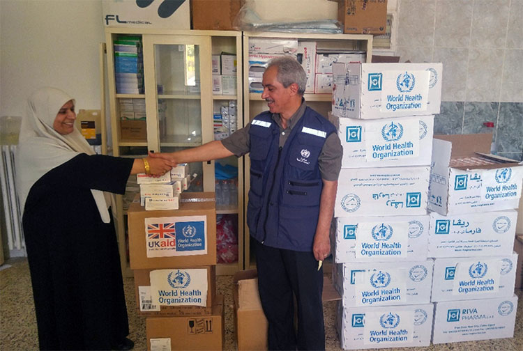 توزيع الدفعة الأولى من الأدوية الأساسية لستة مراكز للرعاية الصحية الأولية في ليبيا