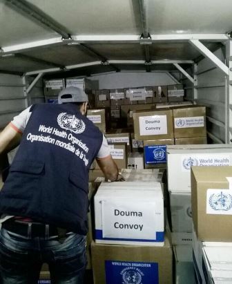 Dمنظمة الصحة العالمية تصل إلى سكان دوما السورية بالمعالجات المنقذة للحياة 