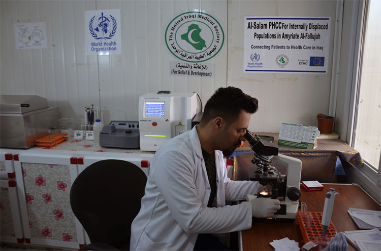 منظمة الصحة العالمية ووزارة الصحة العراقية تعملان معاً على بناء قدرات العاملين الصحيين في الخطوط الأمامية