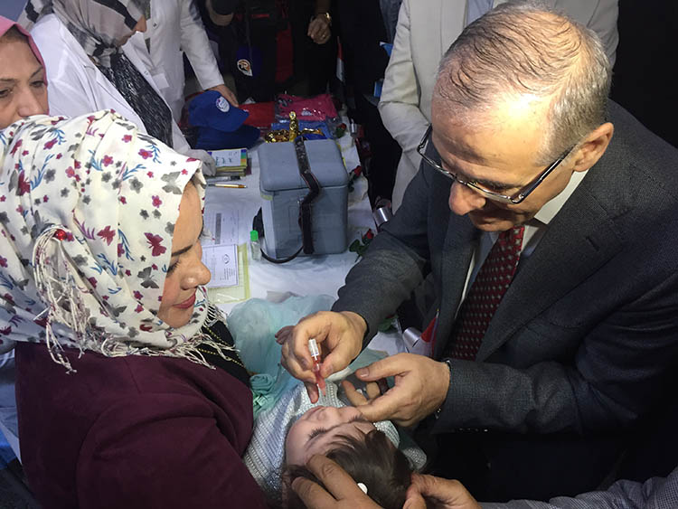 وزارة الصحة العراقية تطلق حملة أيام التطعيم الوطنية في العراق بدعم من منظمة الصحة العالمية واليونيسيف