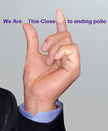 Logo for World Polio Day