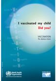 I vaccinated my child did you? vaccination the obvious choice poster