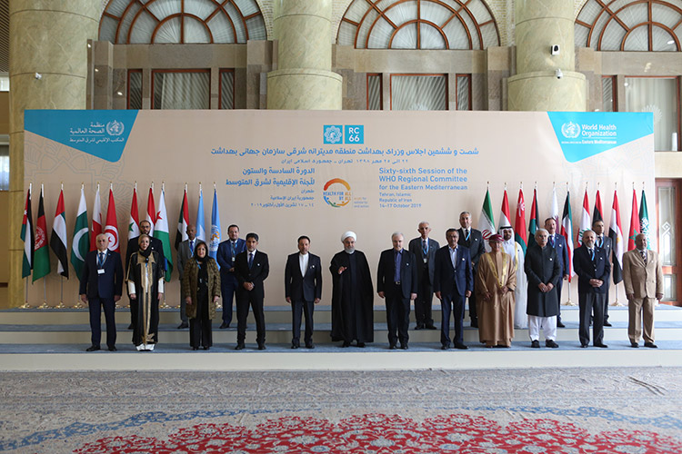 La soixante-sixième session du Comité régional de l’OMS pour la Méditerranée orientale s’ouvre à Téhéran