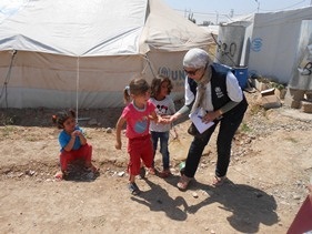 The WHO-supported health services include deployment of two mobile medical teams to Sinjar Mountain to provide essential health services and distributing high-protein biscuits to civilians still stranded on the mountain.