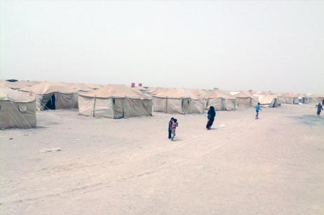 WHO Regional Director’s field visit to camps for internally displaced people (IDPs) in Amiriyat Al-Fallujah, which house more than 42 000 IPDs.