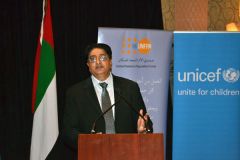 Dr Mahendra Sheth, UNICEF, Addressing the meeting