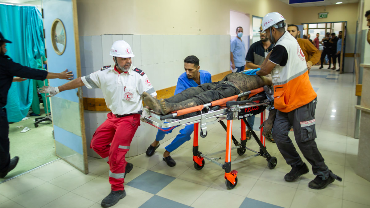 More than half of the hospitals in the Gaza Strip are closed. Those still functioning are under massive strain and can only provide very limited life-saving surgeries and intensive care services.Photo credit: WHO