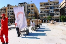 منظمة الصحة العالمية والهلال الأحمر السوري يقدمان الأدوية والإمدادات الطبية إلى شرق حلب والمعضمية في ريف دمشق